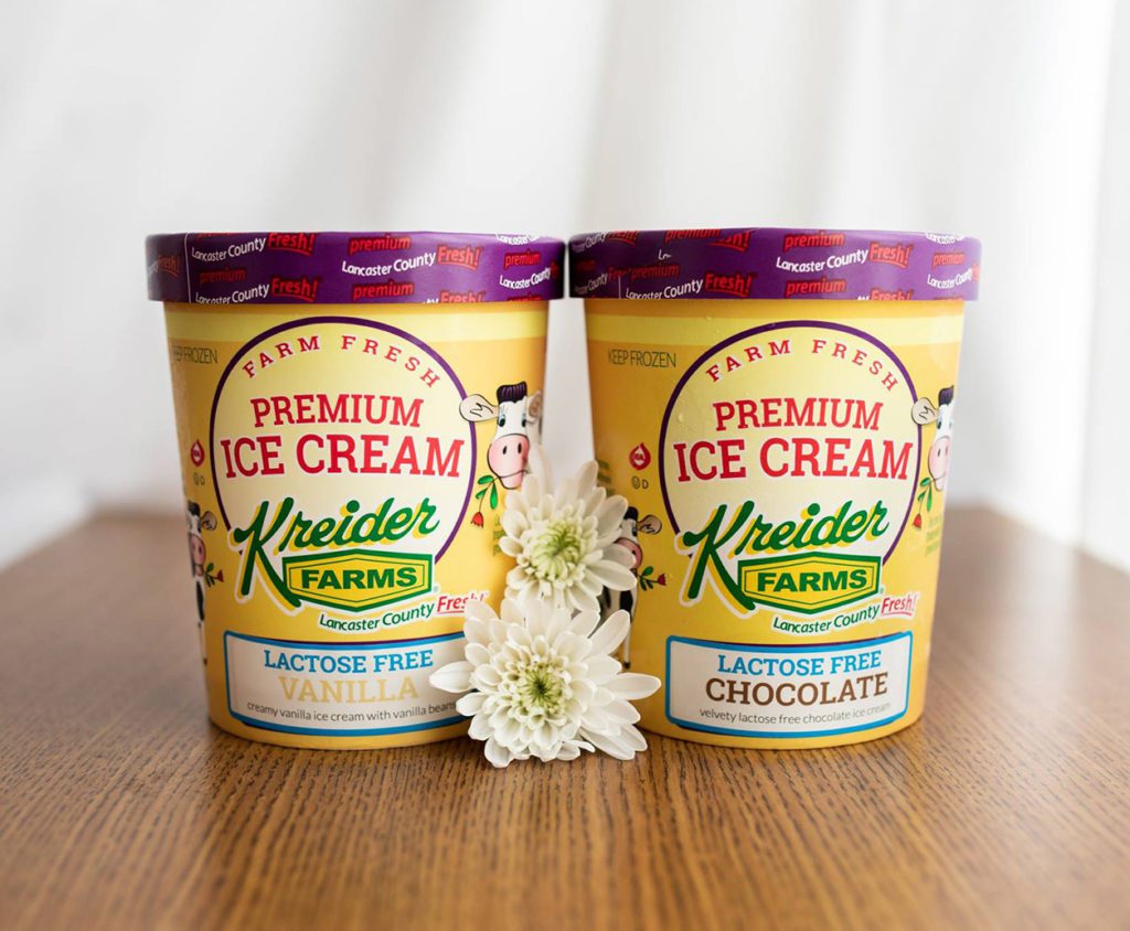 Lactose Free Ice Cream Made in Pennsylvania Kreider Farms